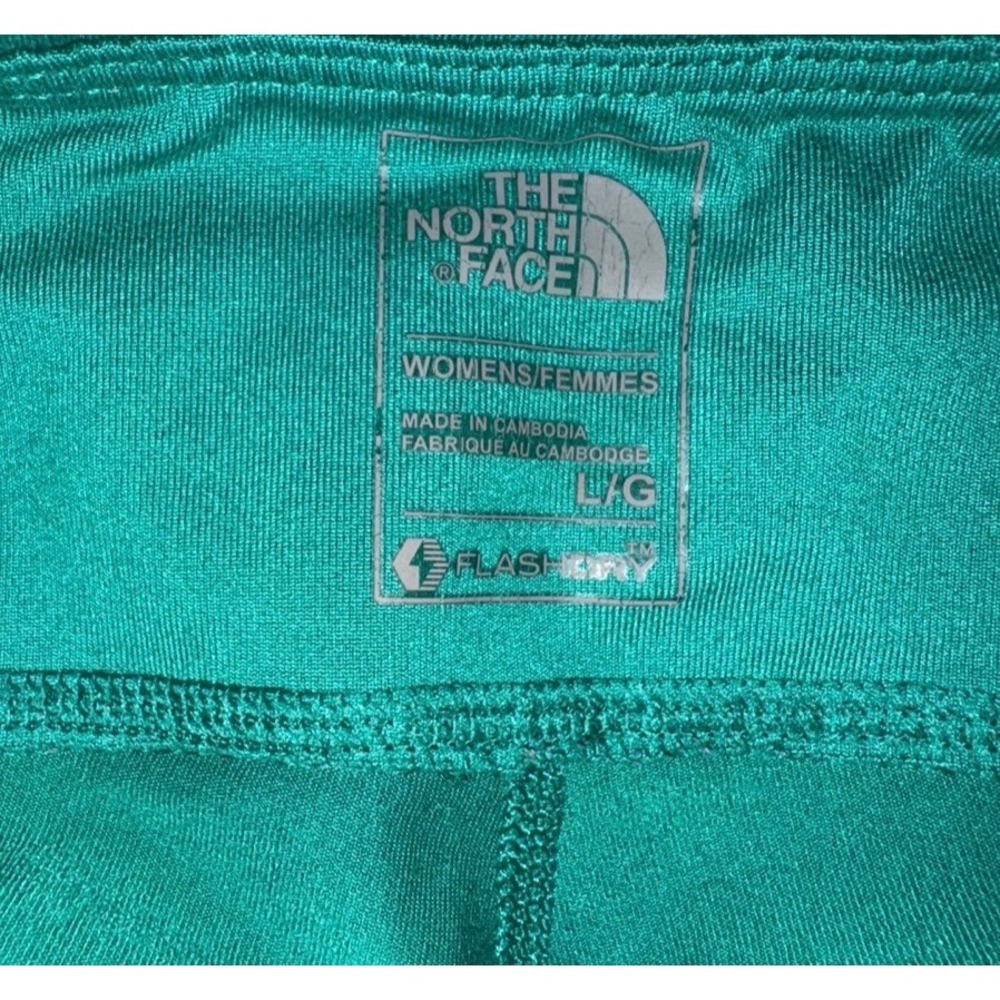 The North Face Hatha Capri Leggings Women's Size L Conifer Teal Gorpcore EUC - Picture 5 of 6